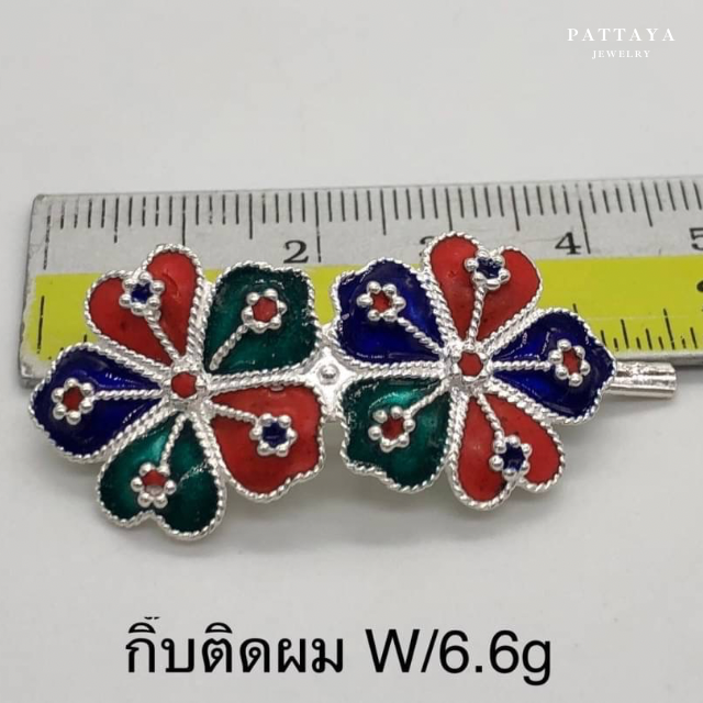 กิ๊บติดผม ลงยาสุโขทัย